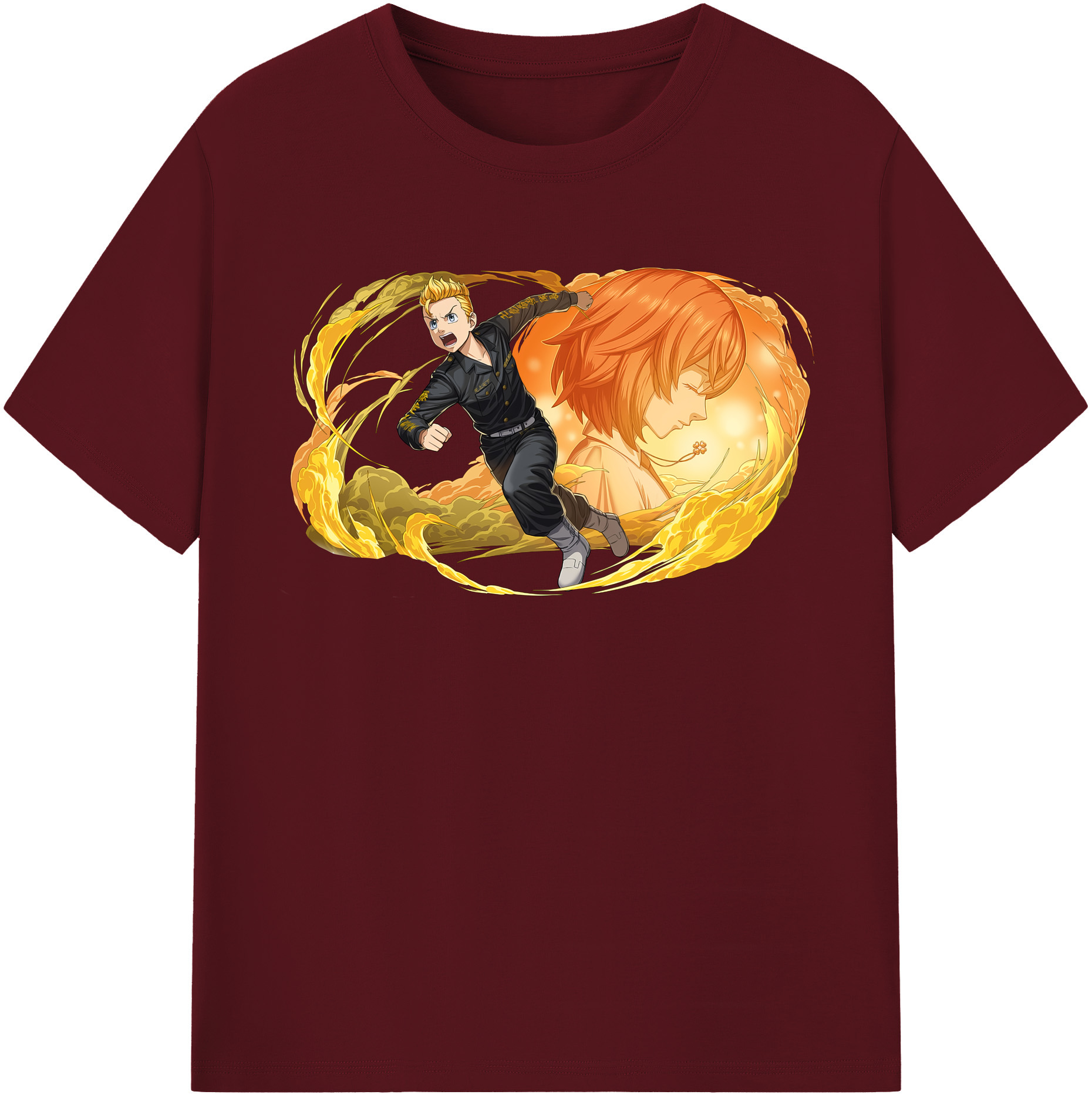 （画像用） 東京リベンジャーズ Tokyo Revengers 綿100％半袖Tシャツ（フロントプリント）